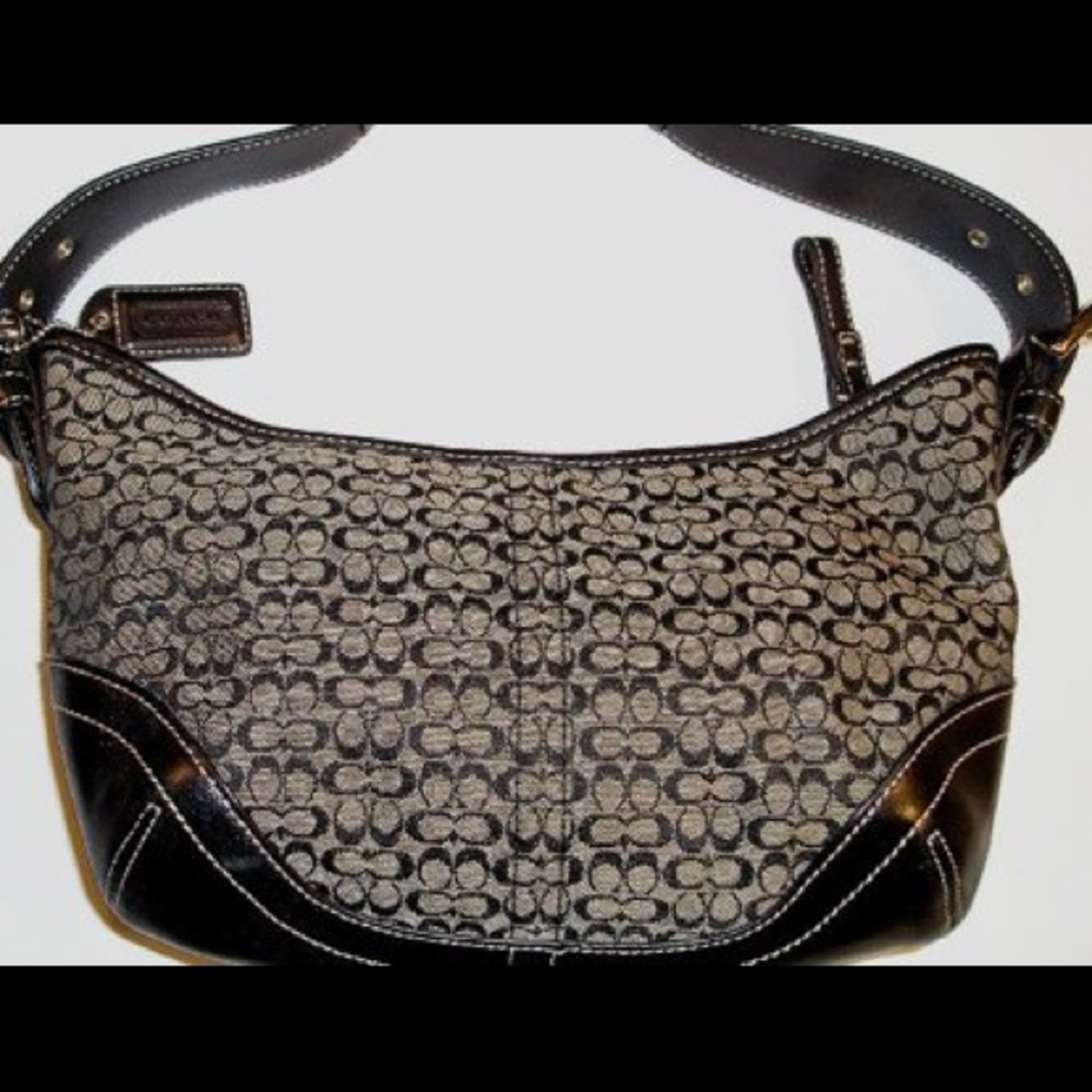 Coach mini bag J32-6351 black/beige